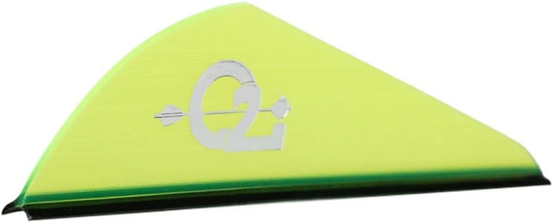 Q2i Archery Zeon Vanes – 50pk – Fusion-II, Fusion X-II, Rapt-X (2.0"-3.5") – Zeon Vanes Focus UV Light and Funnel it — Like Tiny Fiber-Optic Strands — into a Brilliant Light Along The Vane’s Edge. - Image 1
